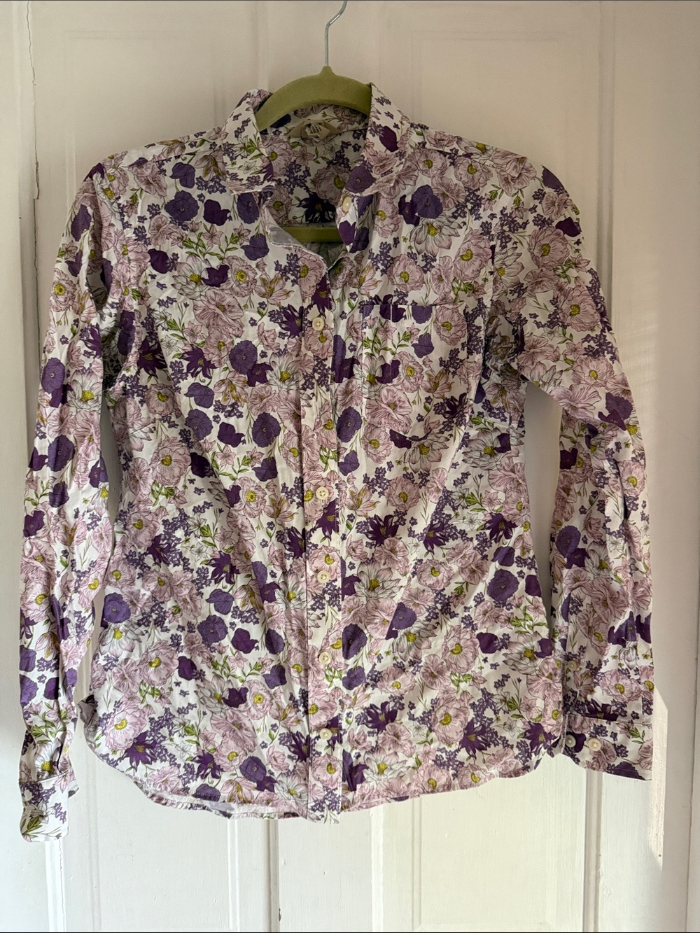 Duluth Trading Co pink and purple women’s shirt size xs